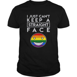 I Just Cant Keep A Straight Face Lgbt Shirt